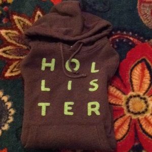 Gray Hollister Hooded Sweatshirt
